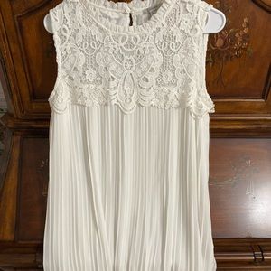 White lace dress